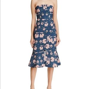 KEEPSAKE strapless floral dress (L)
